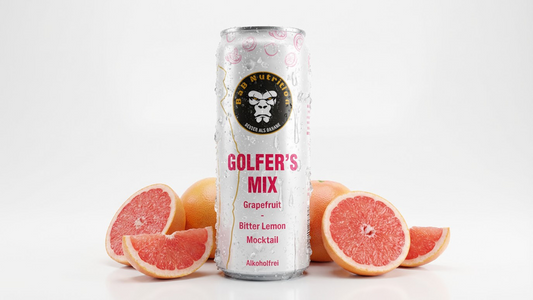 BaB Nutrition GOLFER Getränk – Kalorienarmes Erfrischungsgetränk mit Pink Grapefruit Saft und Tonic-Geschmack. Die perfekte Erfrischung im Bag für 18 Löcher.